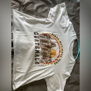 Loose fitting crop top